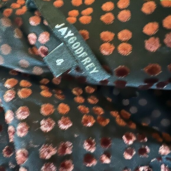 JayGodfrey Black Print Dress, New NWT - Picture 5 of 6